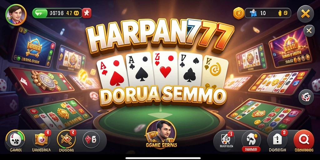 Screenshot gameplay HARAPAN777 yang menampilkan keseruan permainan Domino.