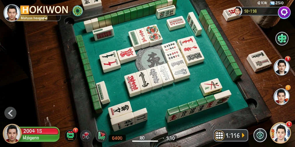Gameplay menarik HOKIWON dengan desain menarik dan tantangan Mahjong.