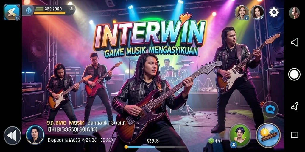 Tampilan gameplay INTERWIN yang seru dan interaktif.