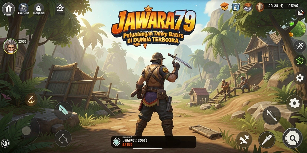 Gameplay menarik dari JAWARA79 dengan dunia terbuka yang luas dan penuh petualangan.