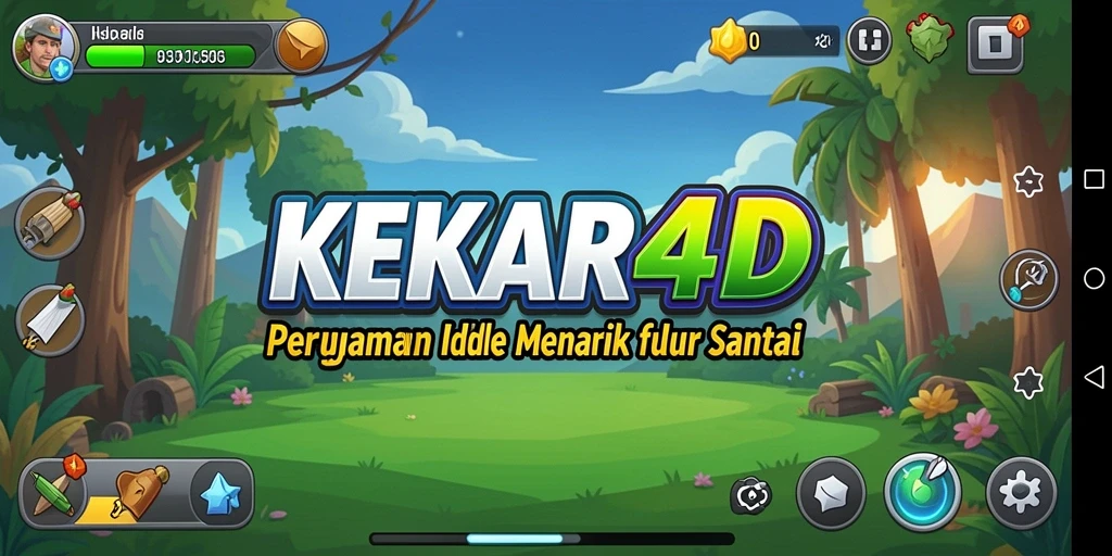 Tampilan gameplay <strong>KEKAR4D</strong> dengan elemen Idle yang menarik.
