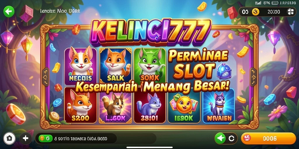 Tampilan interaktif dari gameplay Slot KELINCI777 yang memukau.