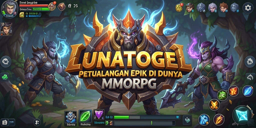 Tampilan menarik dari gameplay LUNATOGEL yang memukau.
