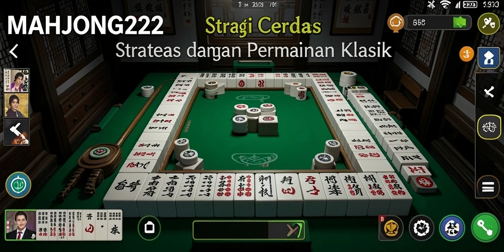 Tampilan gameplay <strong>MAHJONG222</strong> yang menantang dan menarik.