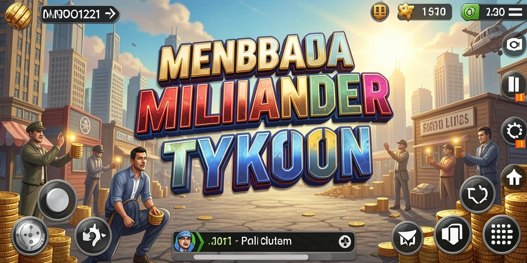Screenshot utama MPO1221 menampilkan gameplay Tycoon yang seru.