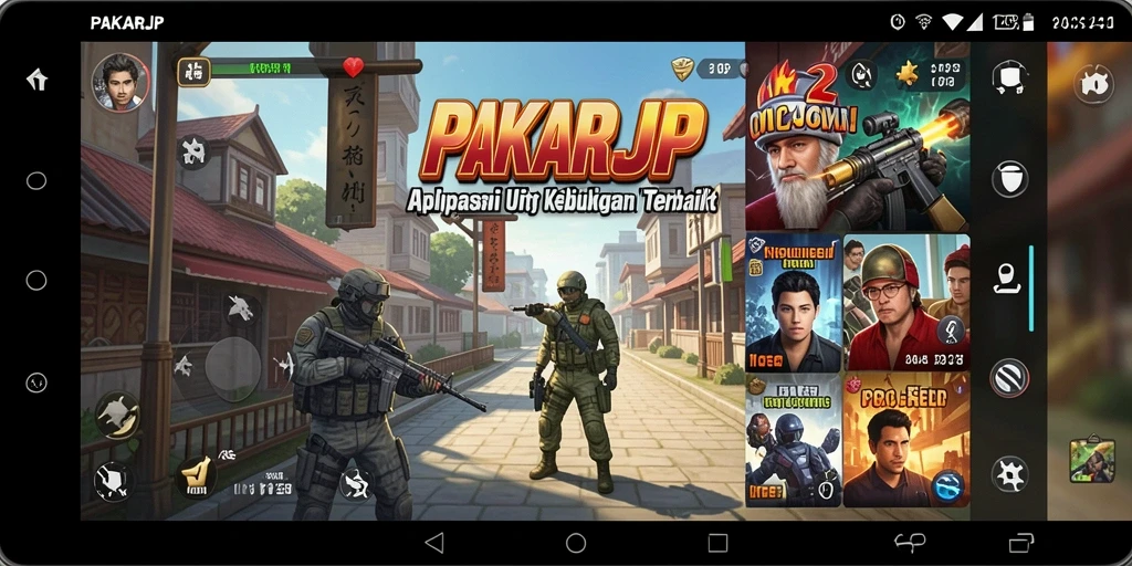 Screenshot utama PAKARJP menunjukkan antarmuka yang ramah pengguna dan fitur canggih.