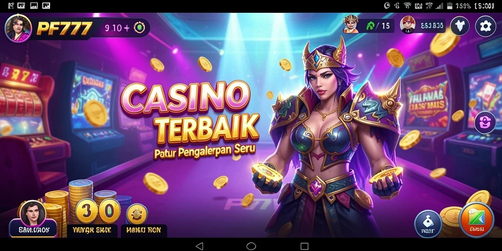 Screenshot PF777 yang menunjukkan gameplay Kasino yang seru dan menarik.