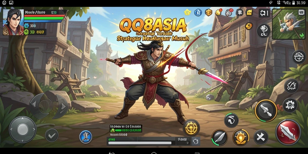Tampilan gameplay menarik dengan strategi yang mendebarkan.
