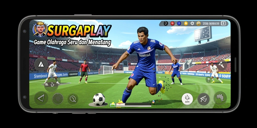 Tampilan gameplay seru dan dinamis dari SURGAPLAY